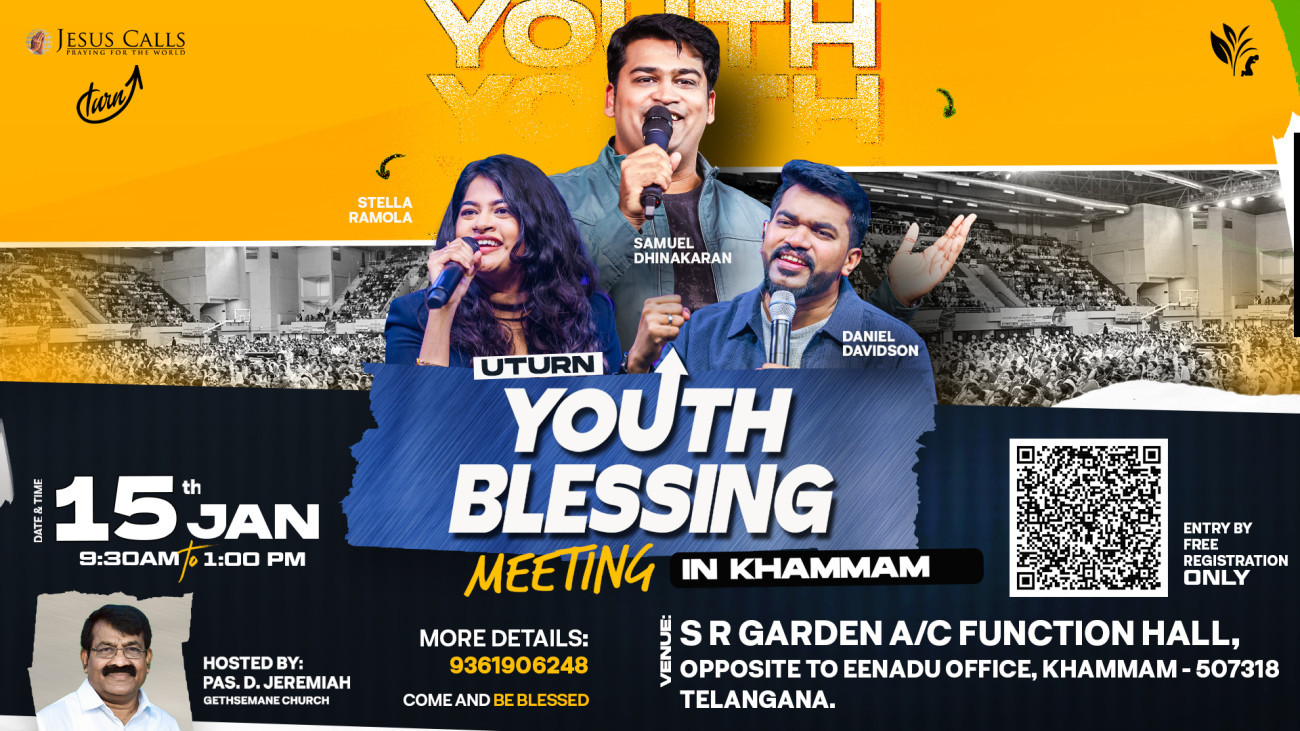 UTurn Youth Blessing Meeting in Khammam